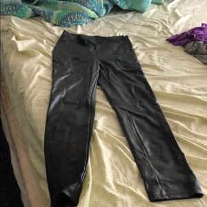 Pleather pants
